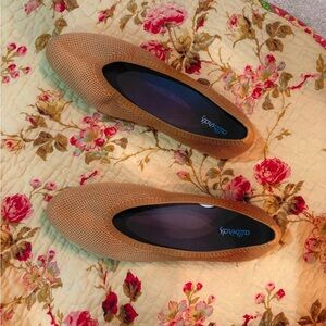 allbirds Tree Breezer Neutral Casual Knit Ballet Flats Comfortable Slip On 8.5